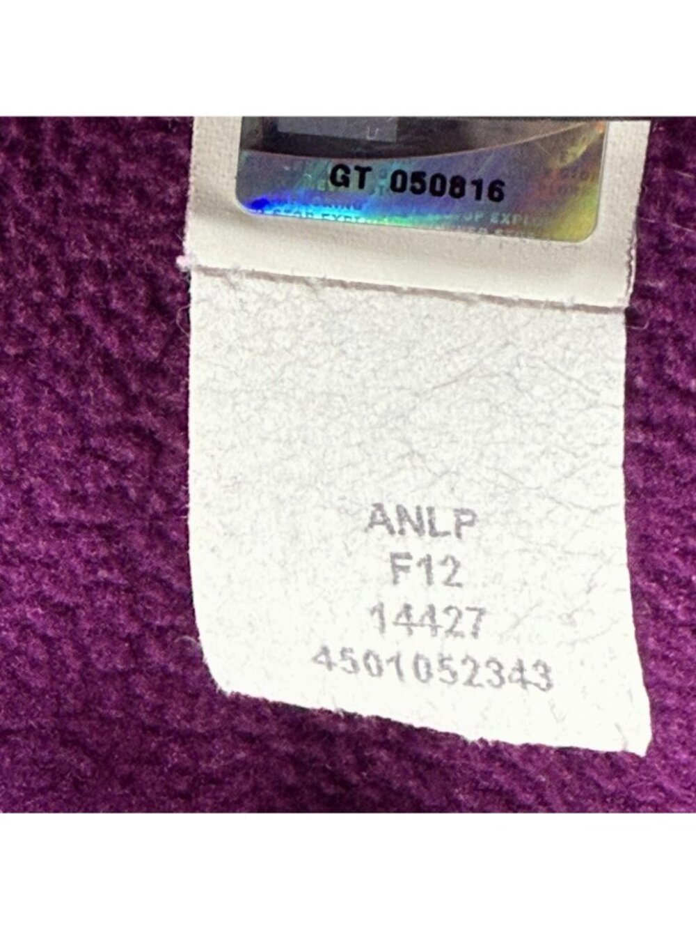 The North Face Jacket Women Small Purple Denali Polartec Fleece Full Zip Outdoor - Picture 8 of 16